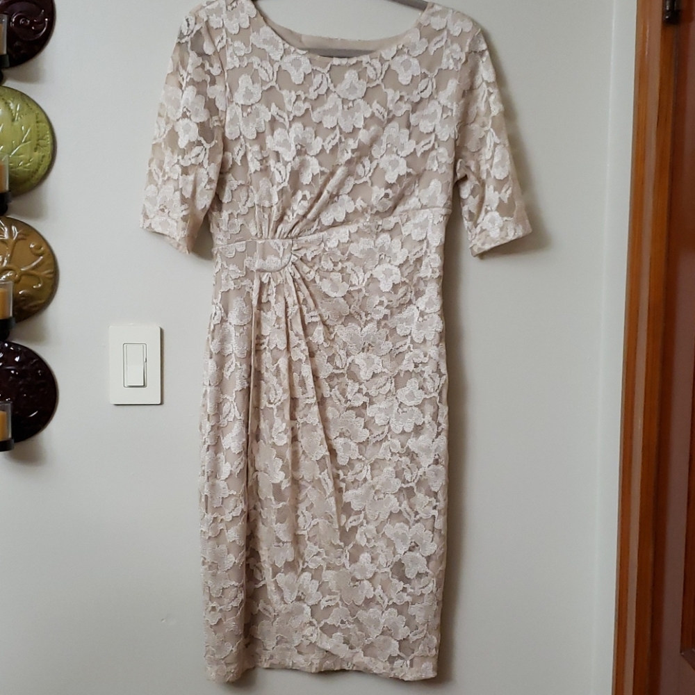 Gold leaf dress